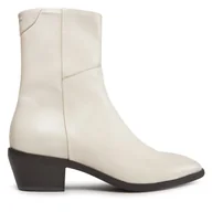 Botki damskie - Botki Gant St Broomly Mid Boot 27541375 Biały - miniaturka - grafika 1