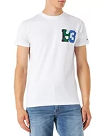 Koszulki męskie - Pepe Jeans T-shirt męski Sabel 800 biały, XXL - miniaturka - grafika 1