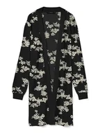 Swetry damskie - Vero Moda Kardigan w kolorze czarnym - miniaturka - grafika 1