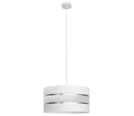 Lampy sufitowe - Żyrandol na lince HELEN 1xE27/60W/230V śr. 40 cm białe - miniaturka - grafika 1