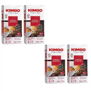 4x Kawa mielona KIMBO Espresso Napoletano Coffee Ground 250 g - Kawa - miniaturka - grafika 1