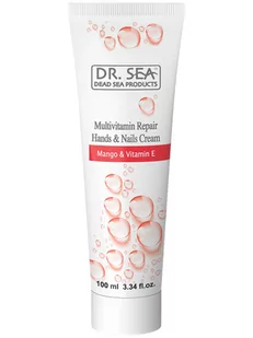 Dr.Sea, Multiwitaminowy regenerujący krem do rąk i paznokci z mango i wit. E, 100ml - Kremy i maski do rąk - miniaturka - grafika 1