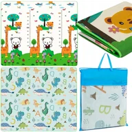 Maty edukacyjne - Mata Edukacyjna Interaktywna Dla Niemowląt Piankowa Wodoodporna Składana - miniaturka - grafika 1