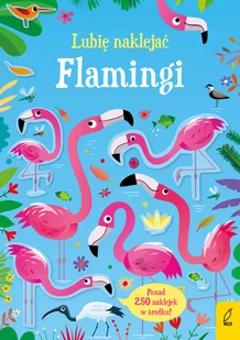 Flamingi. Lubię naklejać - Kolorowanki, wyklejanki - miniaturka - grafika 1