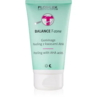 Flos Lek Balance T-Zone Gommage 125 ml Peeling z kwasami AHA do cery mieszanej Lek - Peelingi i scruby do twarzy - miniaturka - grafika 1
