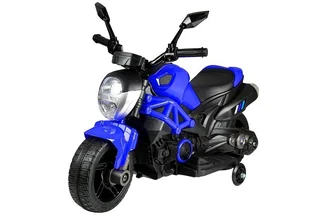 BEMI MOTOR MOTOREK CHOPPER NA AKUMULATOR 35W AKU 6V NIEBIESKIM - Pojazdy elektryczne dla dzieci - miniaturka - grafika 1