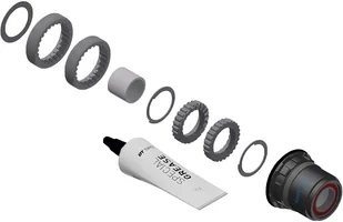 DT SWISS Hub Upgrade Kit 3-Pawl > Ratchet LN Steel SRAM XD 2022 Akcesoria do piast 2160010952 - Piasty rowerowe - miniaturka - grafika 1