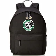 Torebki damskie - PLECAK DO SZKOŁY CZARNY Szkolny Treningowy Sportowy Piłka Nożna KLUBY Wzory - miniaturka - grafika 1