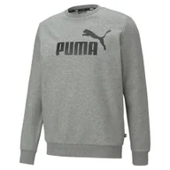 Bluzy sportowe damskie - Bluza Puma ESS Big Logo Crew, Mężczyźni - miniaturka - grafika 1