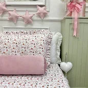 Pościel dla dzieci - Pościel z falbanką delikatne kwiatki dla dzieci i nastolatków różne rozmiary (1) - miniaturka - grafika 1