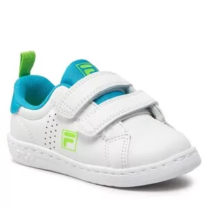 Buty dla chłopców - Sneakersy Fila - Crosscourt 2 Nt Velcro Tdl FFK0010.13150 White/Blue Jewel - grafika 1