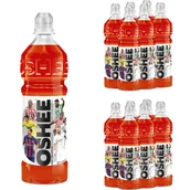 Napoje energetyczne i izotoniczne - 12x OSHEE Isotonic Drink czerwona pomarańcza 750 ml - miniaturka - grafika 1