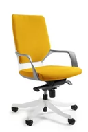 Fotele i krzesła biurowe - Fotel biurowy, obrotowy, Apollo M, biały, honey - miniaturka - grafika 1