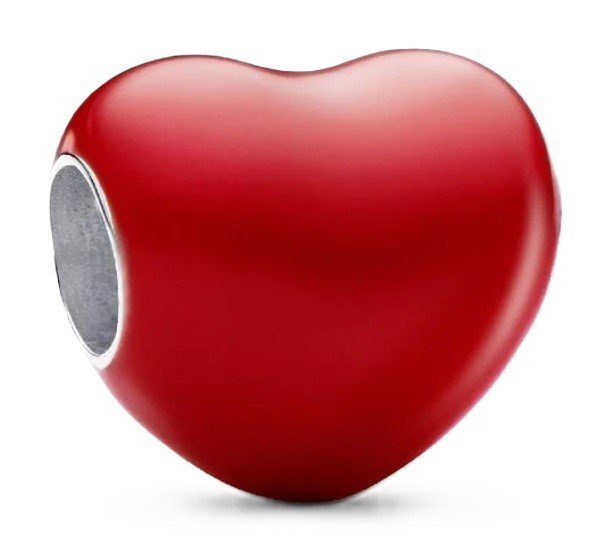 Charms Pandora Zmieniający kolor charms w kształcie serca z ukrytym przesłaniem 793087C01