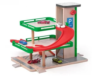 Woody Zabawka dla chłopca Garaż z autkami SIKU WD93070 - Pociągi dla dzieci - miniaturka - grafika 1
