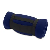 Koce - Koc polarowy Arosa, granatowy - miniaturka - grafika 1