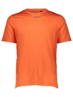 Koszulki sportowe męskie - Craft Koszulka sportowa "ADV Essence" w kolorze pomarańczowym - miniaturka - grafika 1
