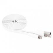 Kable - Kabel USB 2.0, wtyk A - Lightning MFi, i16P, ładowanie, transmisja danych, 1 m, biały - miniaturka - grafika 1