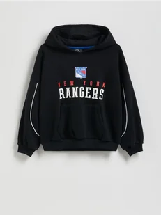 Reserved - Bawełniana bluza NHL New York Rangers - czarny - Bluzy dla chłopców - miniaturka - grafika 1