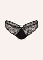 Majtki damskie - Calvin Klein Stringi Sensual Strech Lace schwarz - miniaturka - grafika 1