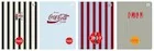 Zeszyty szkolne - Zeszyt A5/80K kratka Soft Touch Coca Cola (10szt) - miniaturka - grafika 1