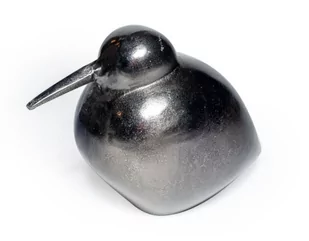 Figurka aluminiowa - Czarny ptaszek 28x15x13 Cm - Figurki dekoracyjne - miniaturka - grafika 1