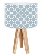 Lampy stojące - Macodesign Lampa biurkowa Srebrzysty poranek mini-foto-242, 60 W - miniaturka - grafika 1