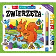 Książki edukacyjne - Aksjomat MAŁY ARTYSTA KOLORUJE ZWIERZĘTA praca zbiorowa - miniaturka - grafika 1
