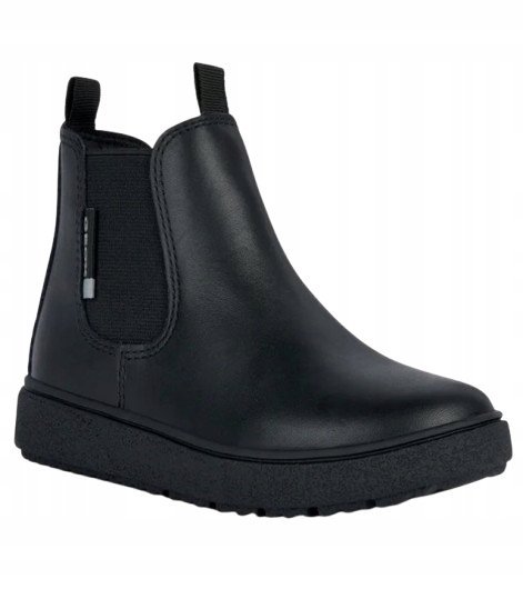 GEOX BOTKI MŁODZIEŻOWE CZARNE SKÓRZANE 39 JJE