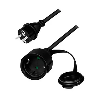 Logilink Kabel zasilający Strom-Verlngerungskabel5 m schwarz - LPS102 - Kable komputerowe i do monitorów - miniaturka - grafika 1