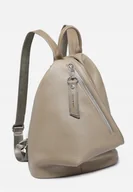 Torebki damskie - Modny Stylowy Miejski Plecak Damski LUIGISANTO Ciemny Beż Skóra Ekologiczna - miniaturka - grafika 1