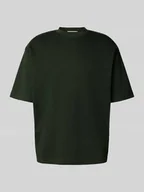 Koszulki męskie - T-shirt o luźnym kroju z mieszanki bawełny - miniaturka - grafika 1