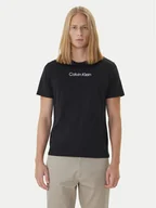 Koszulki męskie - Calvin Klein T-Shirt Logo 30s LV04LD230G Czarny Relaxed Fit - miniaturka - grafika 1