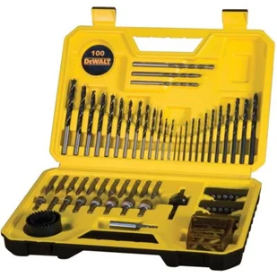DeWalt Zestaw wierteł mix 100 szt. DT71563-QZ - Wiertła - miniaturka - grafika 1