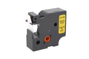 Zamiennik taśmy DYMO D1 45813 19mm czarny/złota S0720930 - Etykiety do drukarek - miniaturka - grafika 1