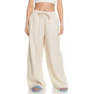 Spodnie damskie - Damskie Spodnie ROXY LEKEITIO BREAK MID PANT ERJNP03545-TEH0 – Beżowy - miniaturka - grafika 1