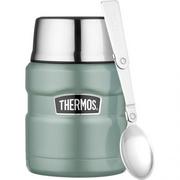 Termosy - Thermos Termos na jedzenie 470 ml z łyżką miętowy Duck Egg 173028 - miniaturka - grafika 1