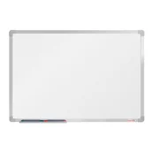 Tablice i flipcharty - boardOK Biała magnetyczna tablica boardOK, 90 x 60 cm, eloksowana rama VOK060090-1100 - miniaturka - grafika 1