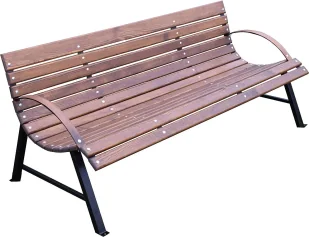 Elior Ławka ogrodowa 190 Cm Otelia 5X - Ławki ogrodowe - miniaturka - grafika 1