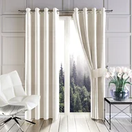 Zasłony - Zasłona na przelotkach Welur Moradi Jasny beż 140x250cm 140 x 250 [cm] - miniaturka - grafika 1