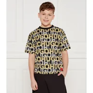 Koszulki dla chłopców - HUGO KIDS T-shirt Oversize fit - miniaturka - grafika 1