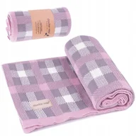 Koce i narzuty dla dzieci - Kocyk bambusowy kocyk niemowlęcy DOCTOR NAP 2104 flamingo 80x100 - miniaturka - grafika 1