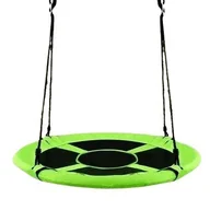 Place zabaw - Huśtawka E1 R-SPORT ZIELONY wisząca ogrodowa Bocianie Gniazdo 100 cm - miniaturka - grafika 1