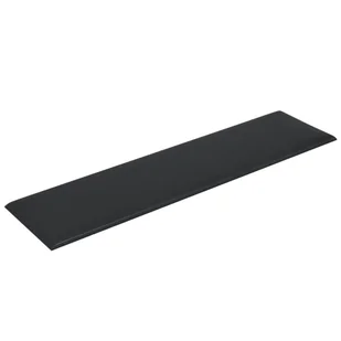 Lumarko Panele ścienne, 12 szt., czarne 60x15 cm sztuczna skóra 1,08 m² - Panele ścienne i boazeria - miniaturka - grafika 6