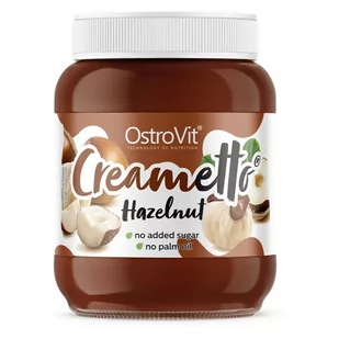 OstroVit Creametto krem z orzecha laskowego 350 g - Słodkie kremy i masła - miniaturka - grafika 1