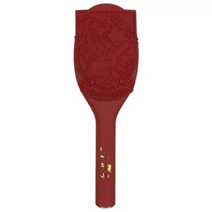 Harry Potter Gryffindor Szczotka do włosów, szczotka do rozczesywania, okrągła, bordowa, lew Uniwersalny - Szczotki do włosów dla dzieci - miniaturka - grafika 1