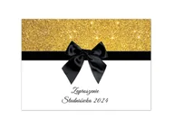 Kartki okolicznościowe i zaproszenia - Zaproszenia personalizowane z kopertą na studniówkę - 8 szt. - miniaturka - grafika 1