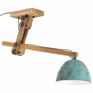 Lampy sufitowe - Lampa Sufitowa 25 W, Postarzany Niebieski, 105X30X65-108Cm, E27 Lumarko! - miniaturka - grafika 1