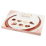 Inne słodycze - Lindt Creation Petits Desserts Asortyment pralin z czekolady 413 g (41 sztuk) - miniaturka - grafika 1