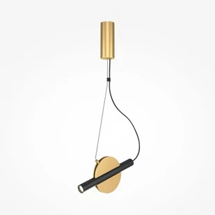 Lampa wisząca Enigma MOD150PL-L5BS3K LED 5W luneta mosiądz - Lampy sufitowe - miniaturka - grafika 1